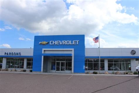 Parsons of eagle river - Parsons of Eagle River. 5353 HWY 70 W PO Box 2500 EAGLE RIVER WI 54521-0000. Search certified vehicles for sale at Parsons of Eagle River. We're your Chevrolet and Buick dealership serving Rhinelander, Northern Wisconsin, and Woodruff.